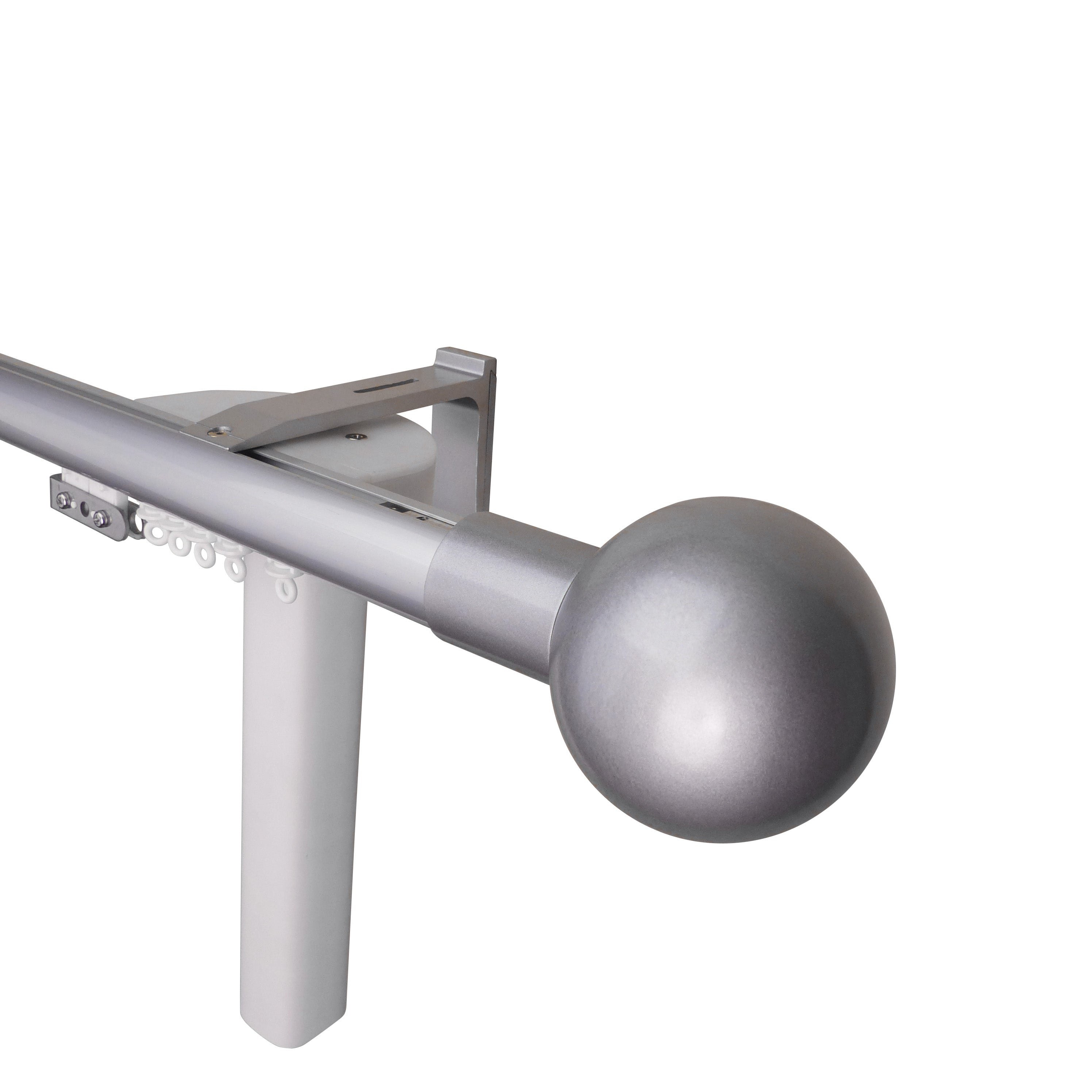 奧胡斯 Aarhus MT35 北歐鄉村系列電動窗簾軌道 單層 鋁本色