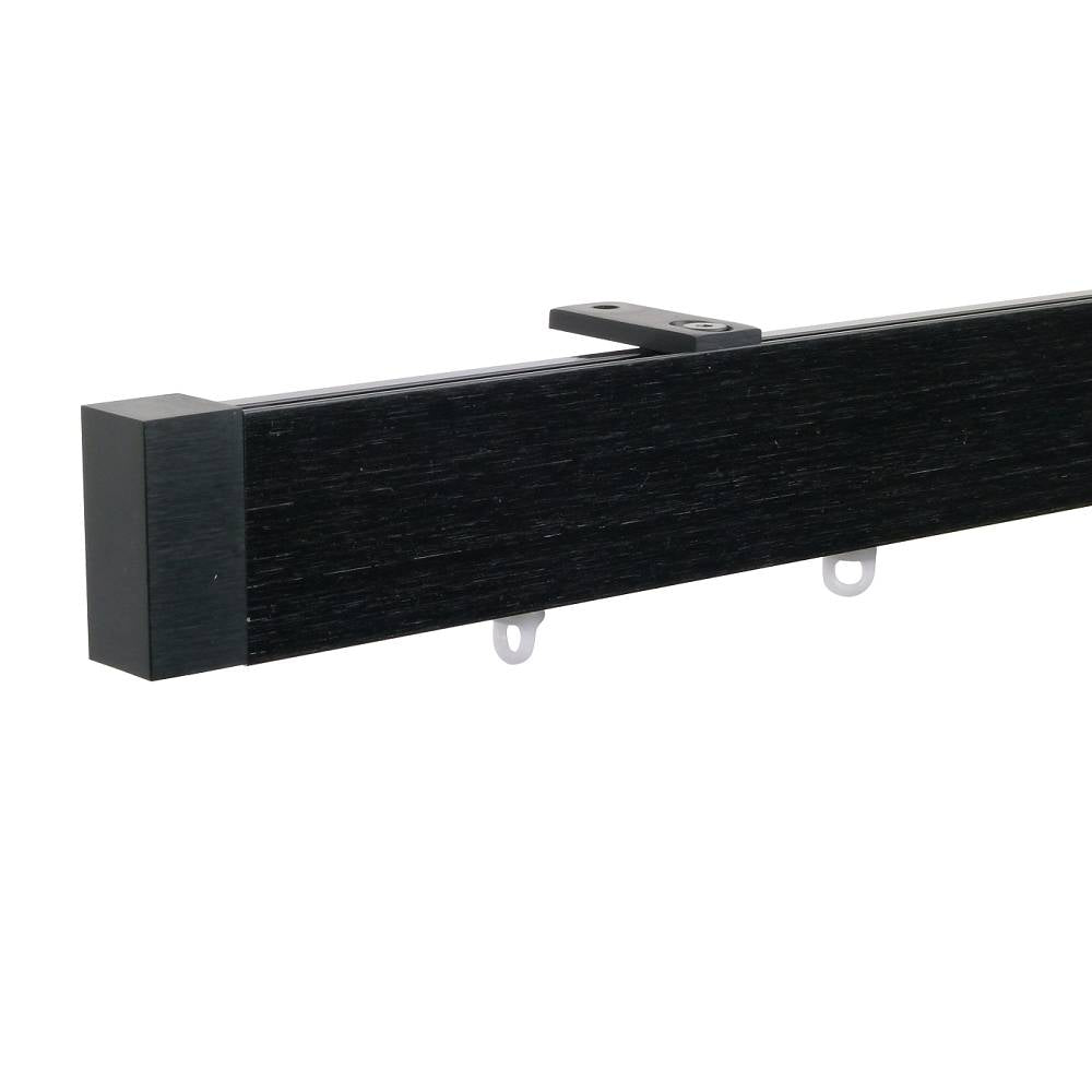 諾奧 Now HD 4018 現代簡約系列手動窗簾軌道 單層 黑色