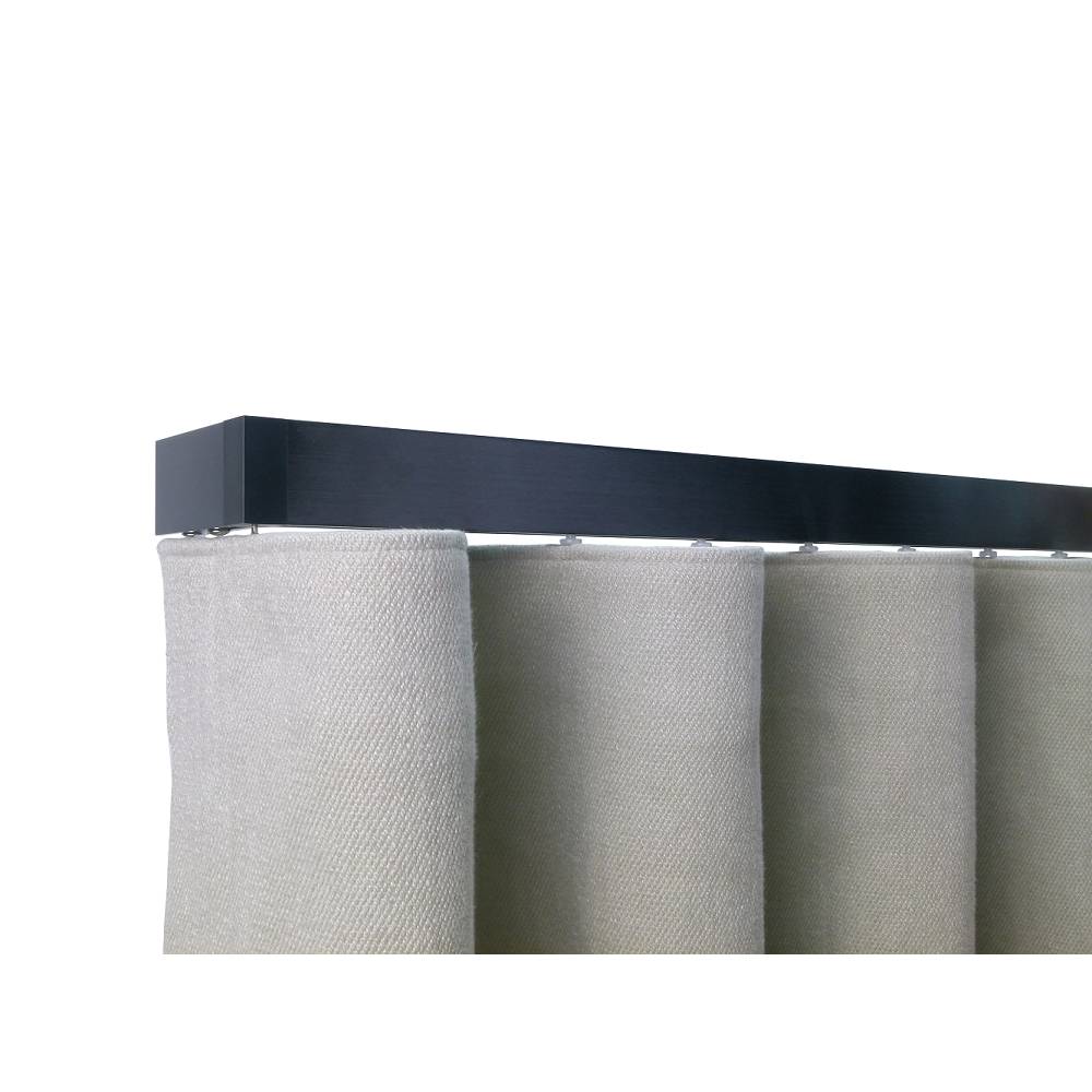 諾奧 Now HD 4018 現代簡約系列手動窗簾軌道 單層 黑色