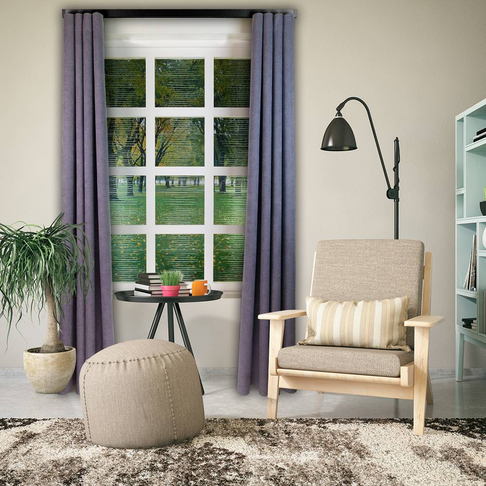 諾奧 Now HD 4018 現代簡約系列手動窗簾軌道 雙層 黑色