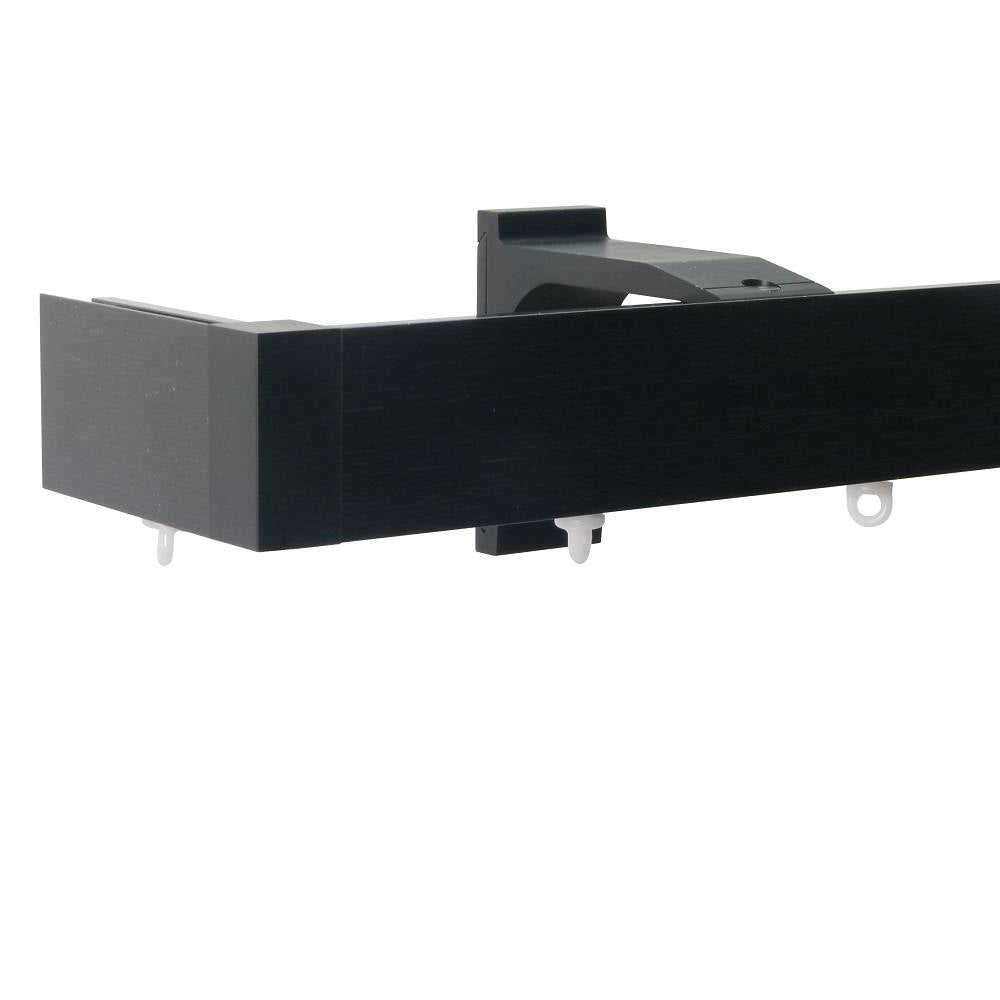 諾奧 Now HD 4018 現代簡約系列手動窗簾軌道 單層 黑色