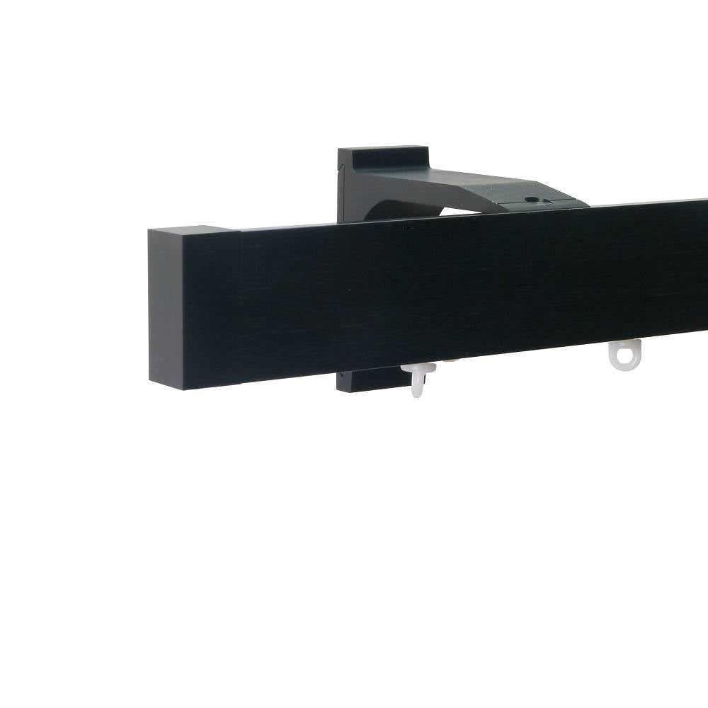 諾奧 Now HD 4018 現代簡約系列手動窗簾軌道 單層 黑色