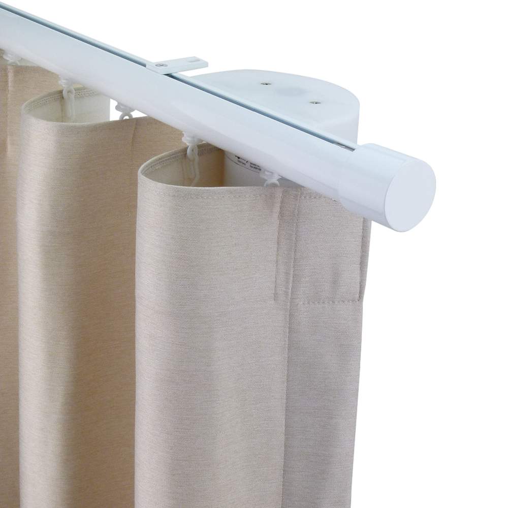 奧胡斯 Aarhus MT35 北歐鄉村系列電動窗簾軌道 單層 白色