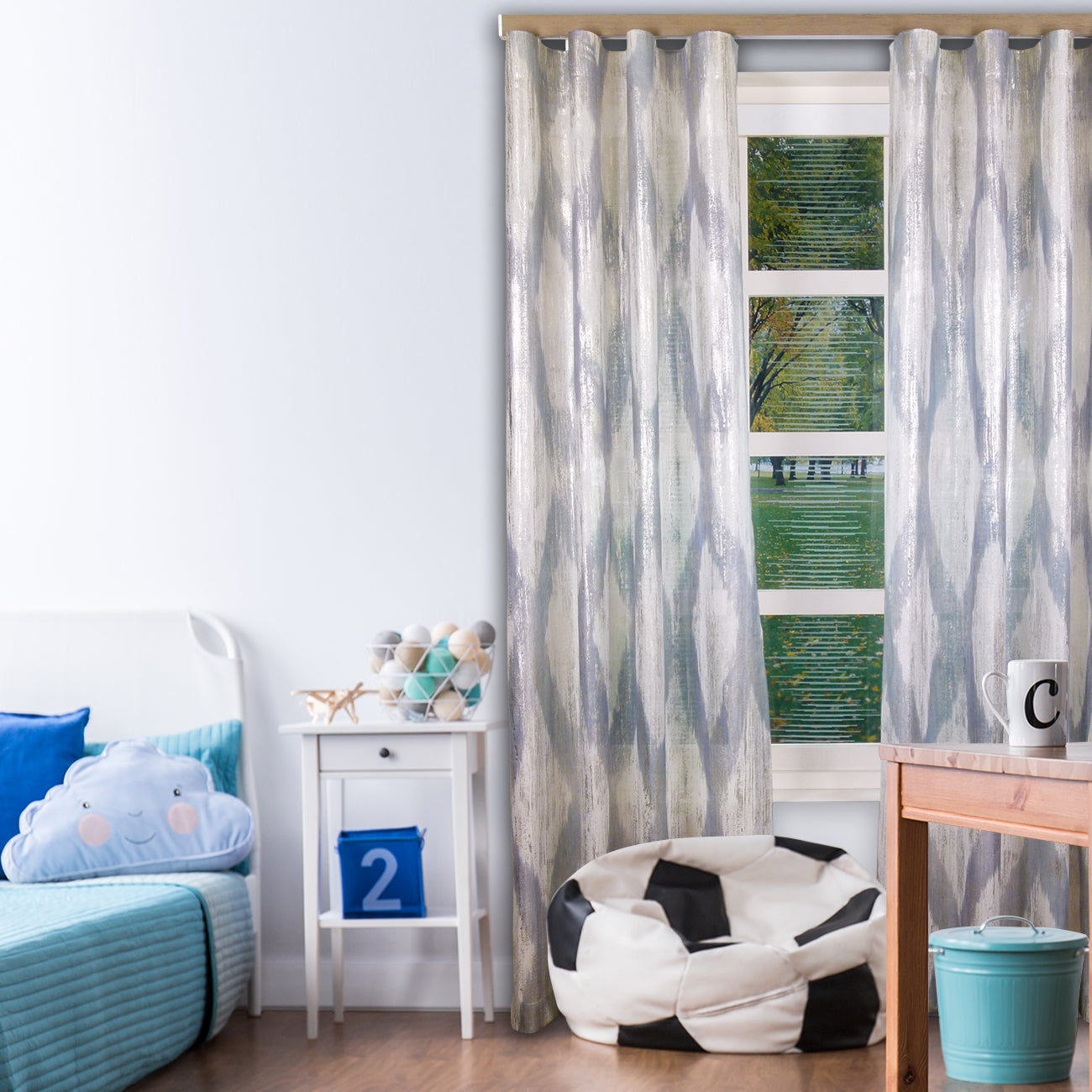 諾奧 Now HD 4025 現代簡約系列手動窗簾軌道 單層 鋼刷漂流木色