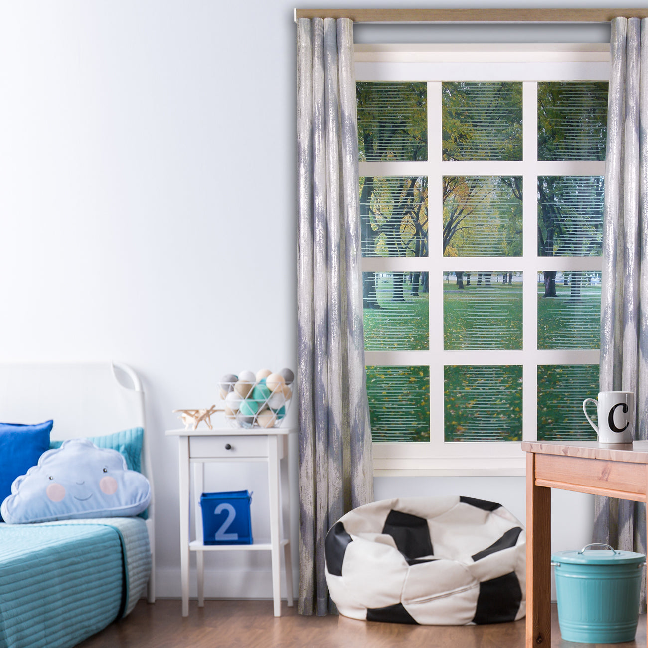 諾奧 Now HD 4025 現代簡約系列手動窗簾軌道 單層 鋼刷漂流木色