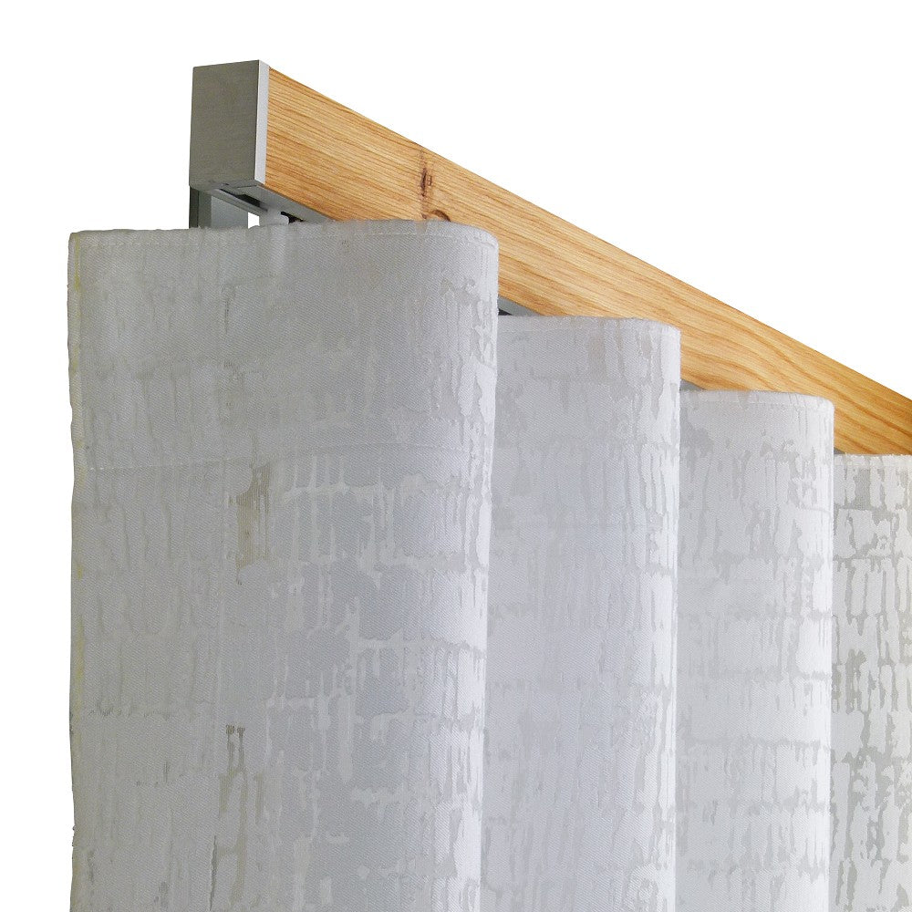 諾奧 Now HD 4025 現代簡約系列手動窗簾軌道 單層 鋼刷本色