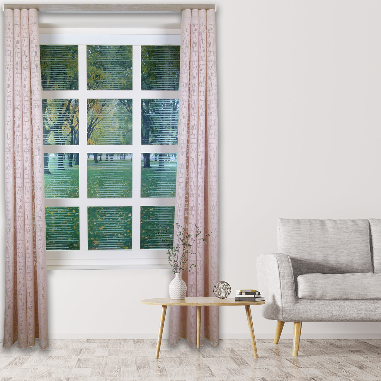 諾奧 Now HD 4025 現代簡約系列手動窗簾軌道 單層 鋼刷秋香色