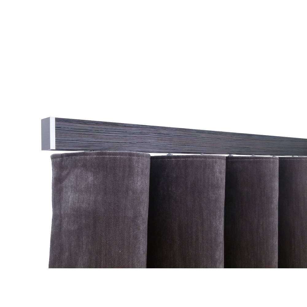 諾奧 Now HD 4025 現代簡約系列手動窗簾軌道 單層 鋼刷黑色