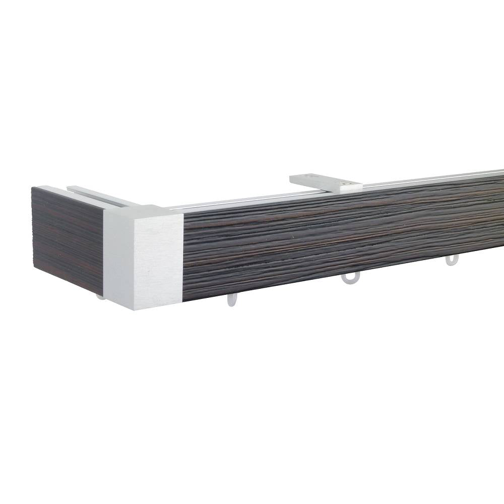 諾奧 Now HD 4025 現代簡約系列手動窗簾軌道 單層 鋼刷黑色