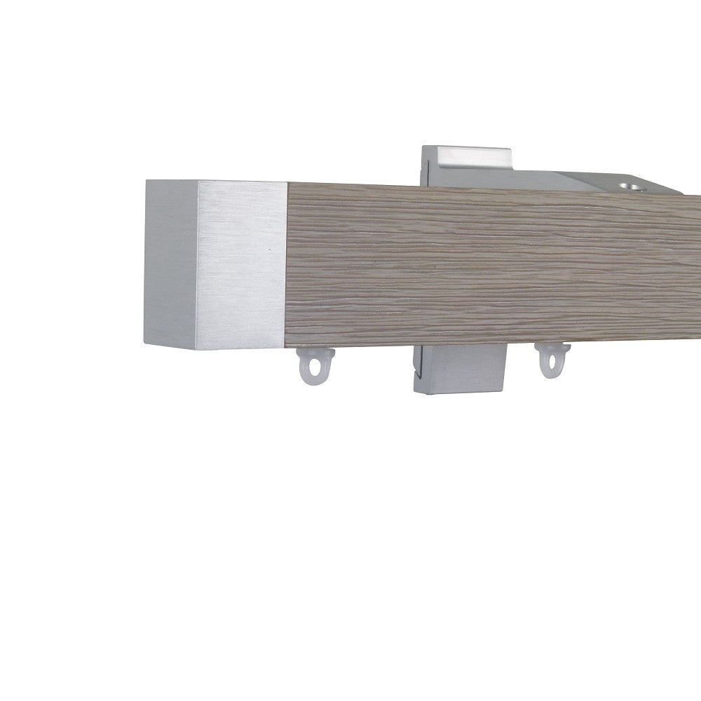 諾奧 Now HD 4025 現代簡約系列手動窗簾軌道 單層 鋼刷秋香色