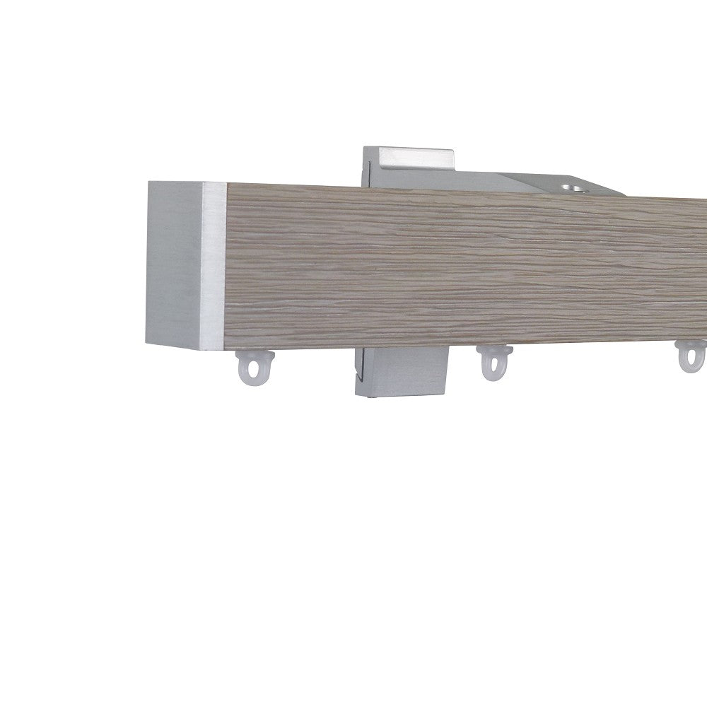 諾奧 Now HD 4025 現代簡約系列手動窗簾軌道 單層 鋼刷秋香色