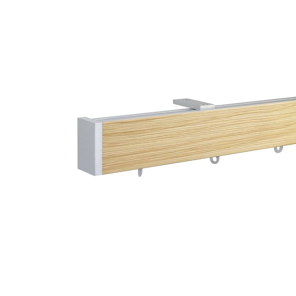 諾奧 Now HD 4025 現代簡約系列手動窗簾軌道 單層 鋼刷本色