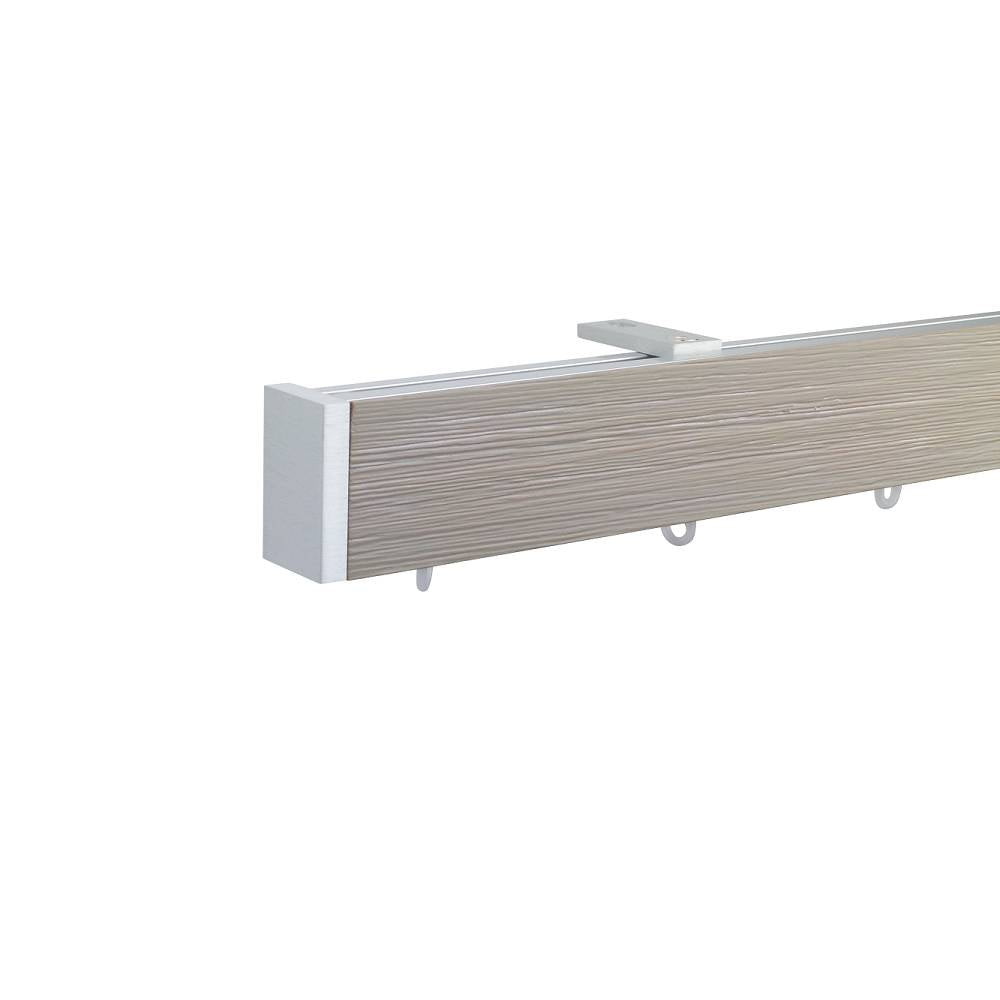 諾奧 Now HD 4025 現代簡約系列手動窗簾軌道 單層 鋼刷秋香色