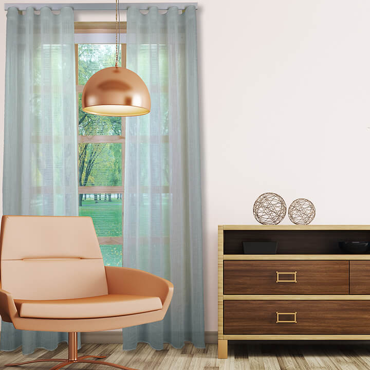 諾奧 Now HD 4018 現代簡約系列手動窗簾軌道 單層 鋁本色