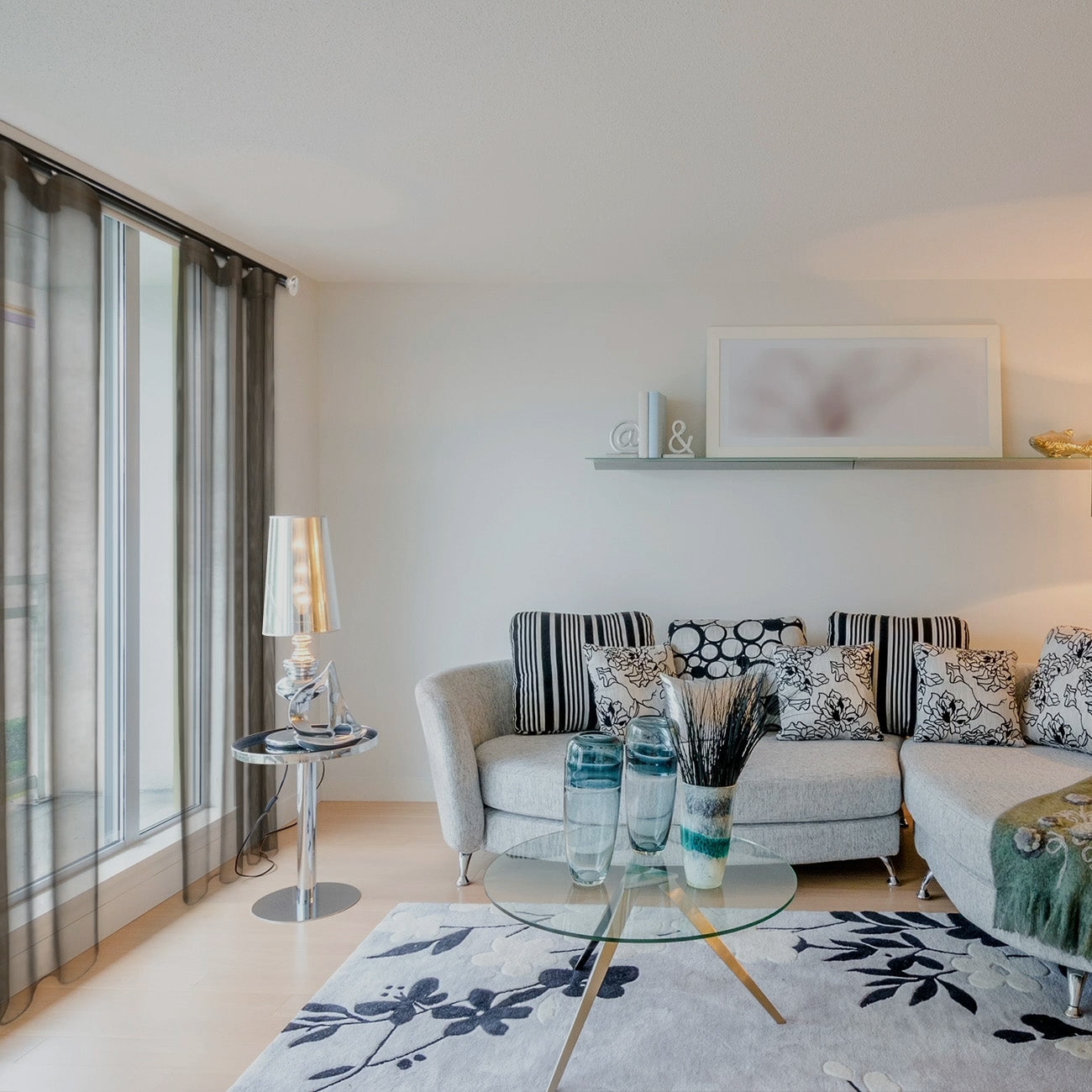 奧斯陸 Oslo MT35 都會奢華系列電動窗簾軌道窗紗組 單層 白色