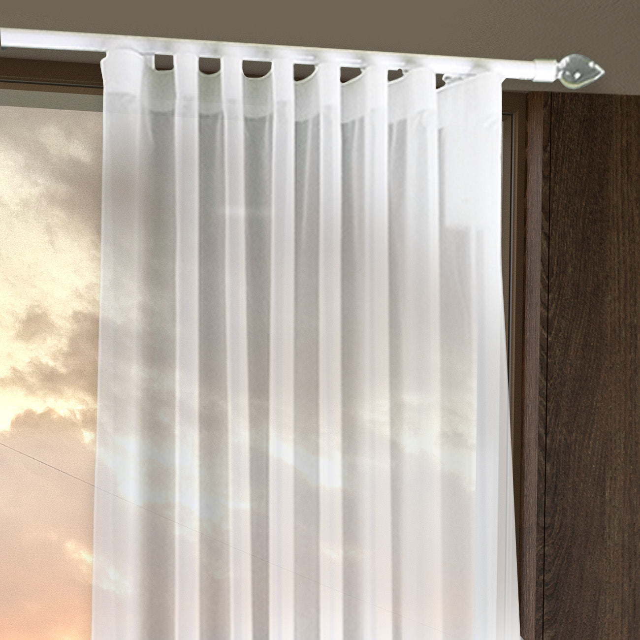 奧斯陸 Oslo MT35 都會奢華系列電動窗簾軌道 雙層 白色