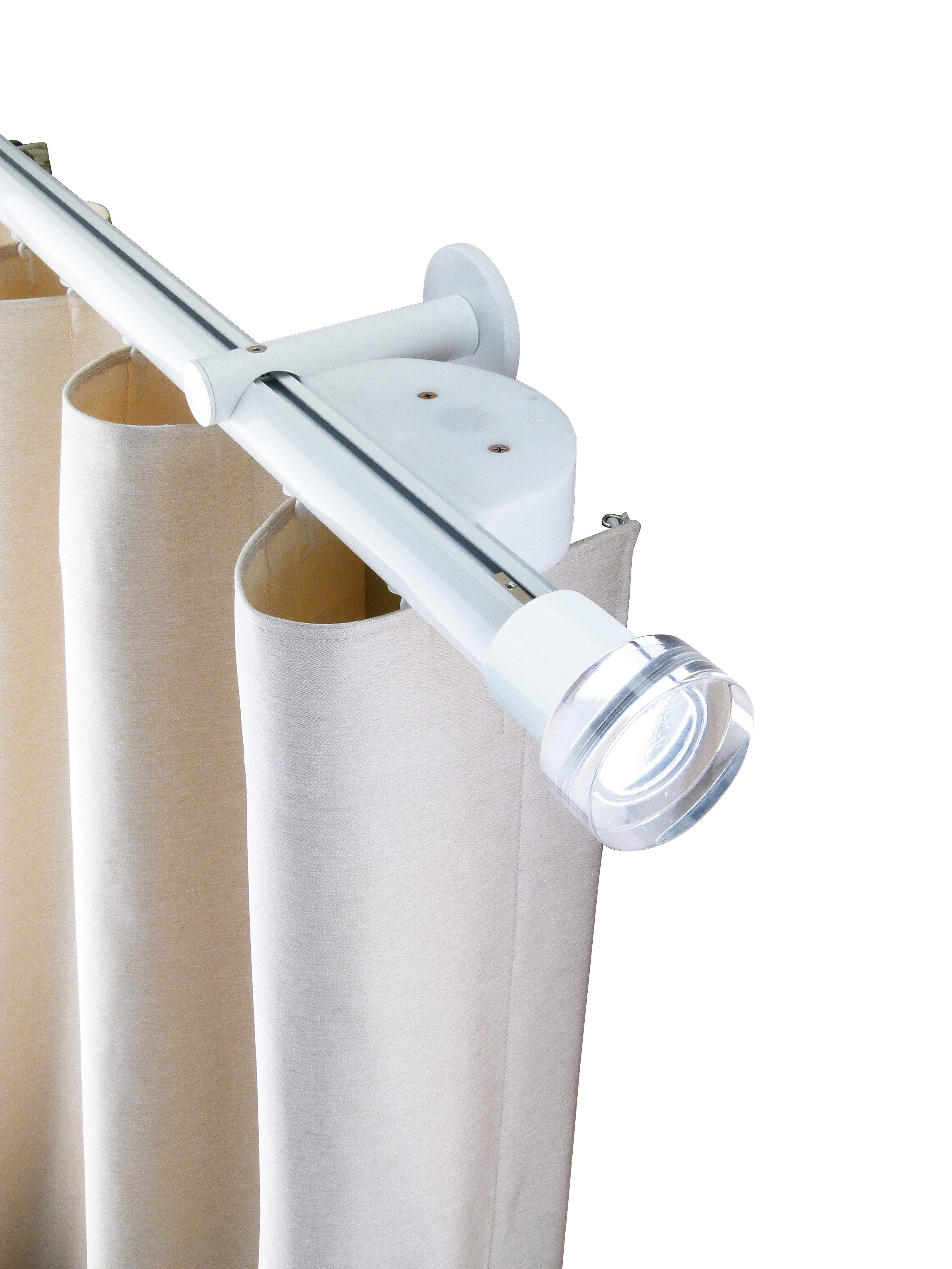 寇沃拉 Kouvola MT35 中期世紀現代系列電動窗簾軌道 單層 白色