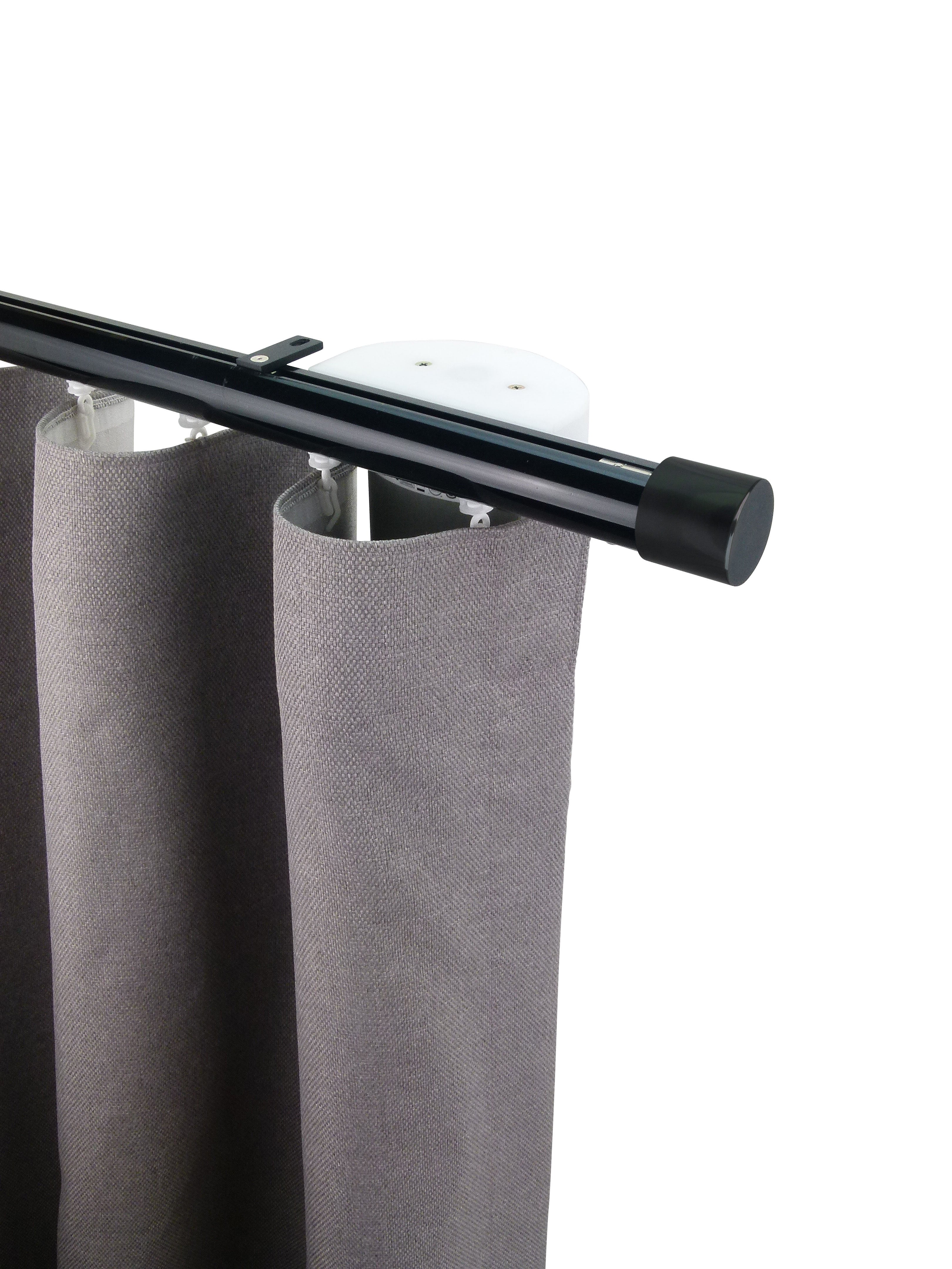 奧胡斯 Aarhus MT35 北歐鄉村系列電動窗簾軌道 單層 黑色