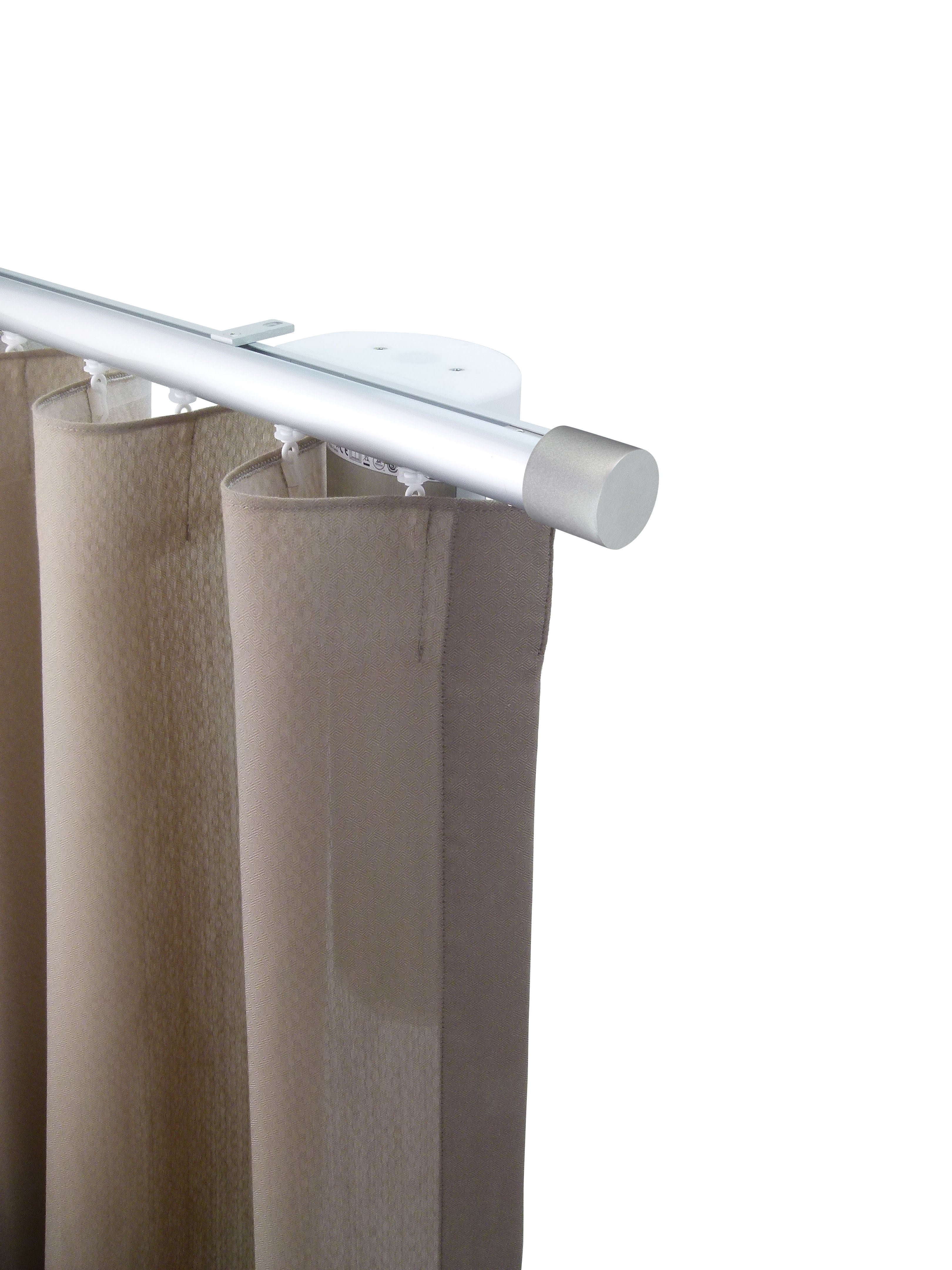 奧胡斯 Aarhus MT35 北歐鄉村系列電動窗簾軌道 單層 鋁本色