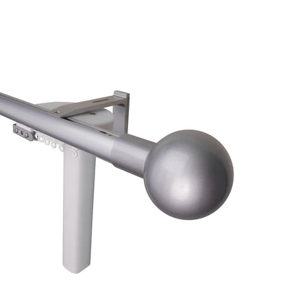 奧胡斯 Aarhus MT35 北歐鄉村系列電動窗簾軌道 單層 鋁本色