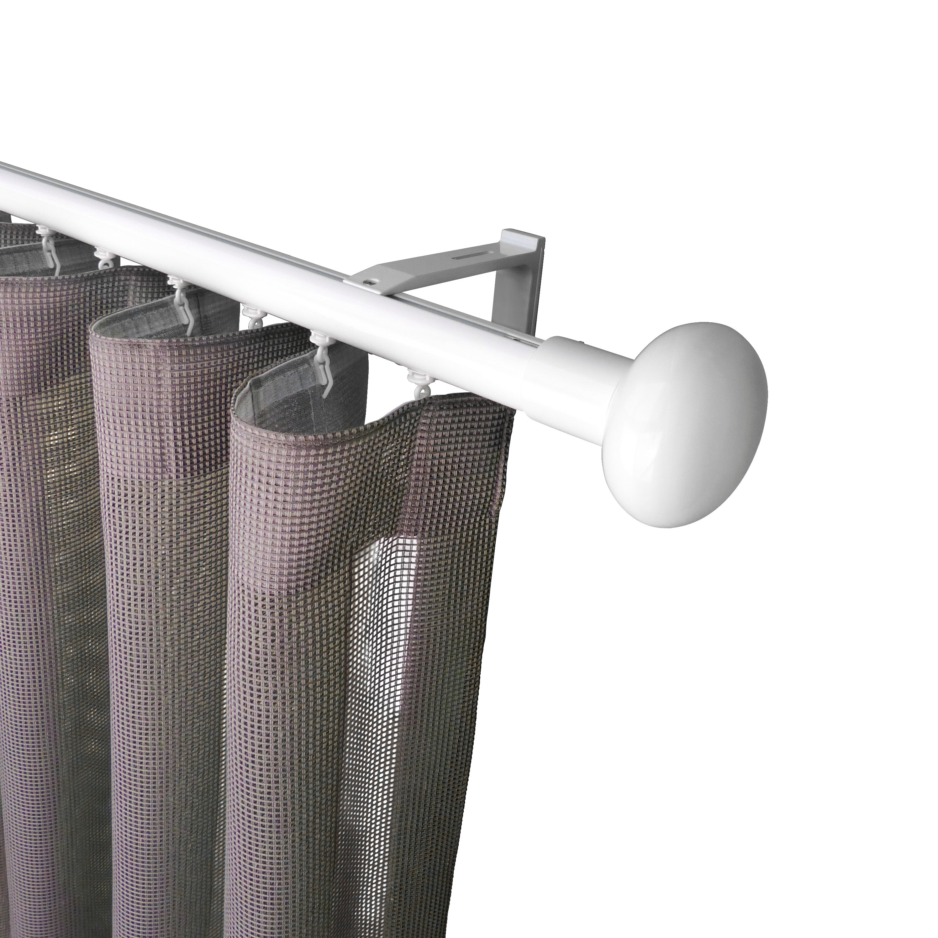 奧胡斯 Aarhus HD35 北歐鄉村系列手動窗簾軌道 單層 白色