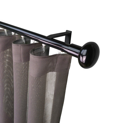 奧胡斯 Aarhus HD35 北歐鄉村系列手動窗簾軌道 單層 黑色