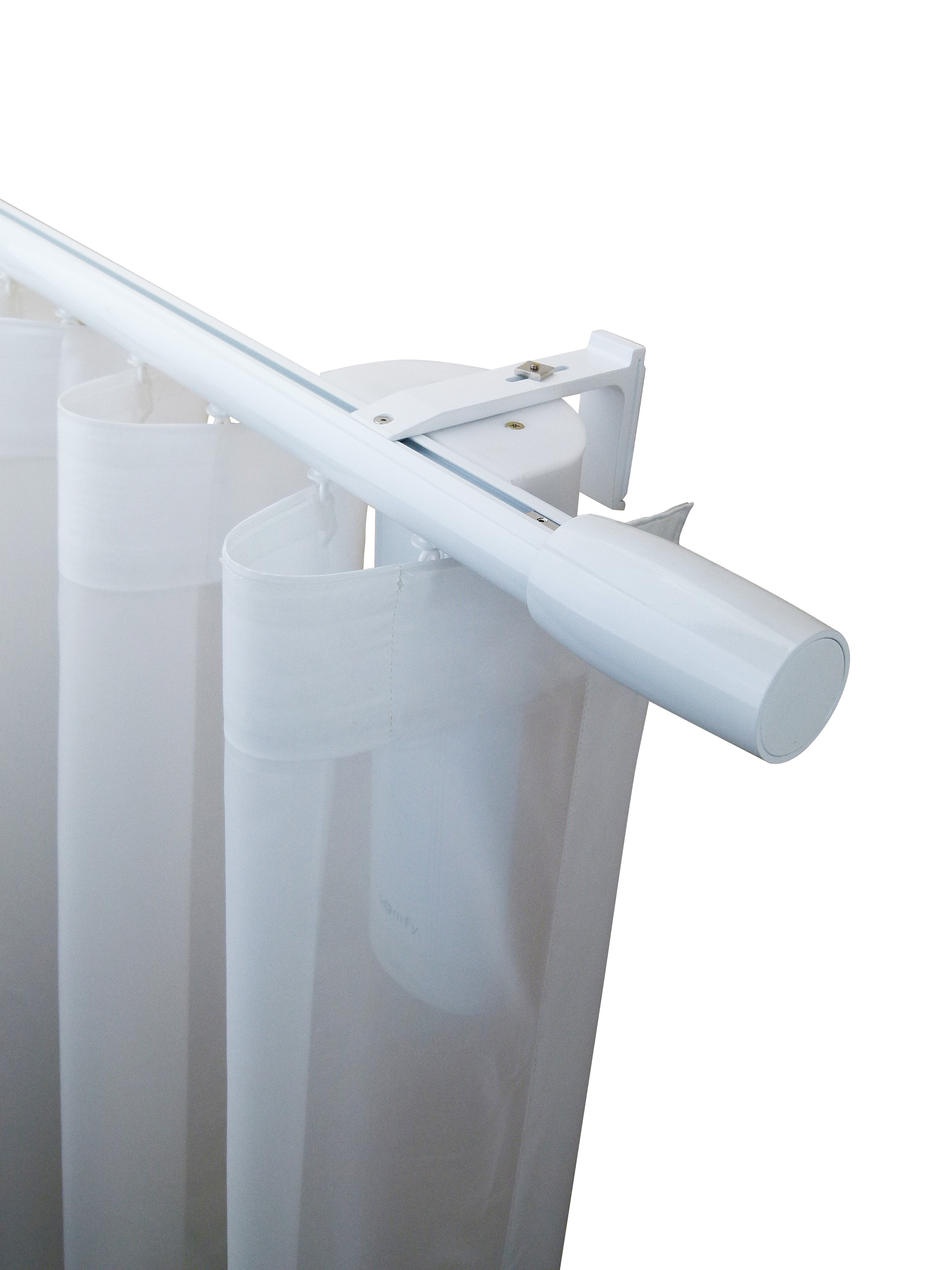 寇沃拉 Kouvola MT35 中期世紀現代系列電動窗簾軌道 單層 白色