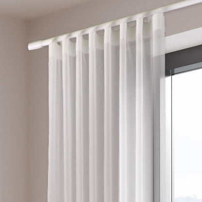 寇沃拉 Kouvola HD35 中期世紀現代系列手動窗簾軌道 雙層 白色