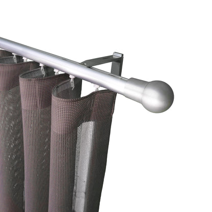 寇沃拉 Kouvola HD35 中期世紀現代系列手動窗簾軌道 單層 鋁本色