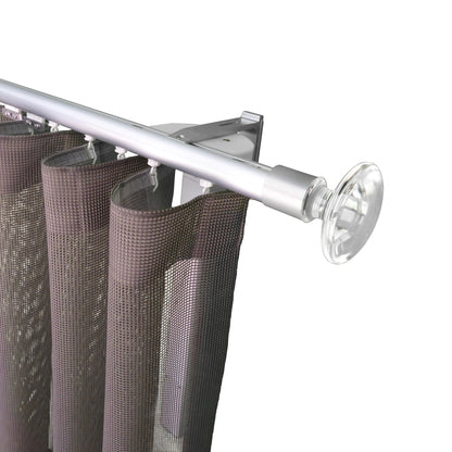 寇沃拉 Kouvola MT35 中期世紀現代系列電動窗簾軌道窗紗組 單層 鋁本色