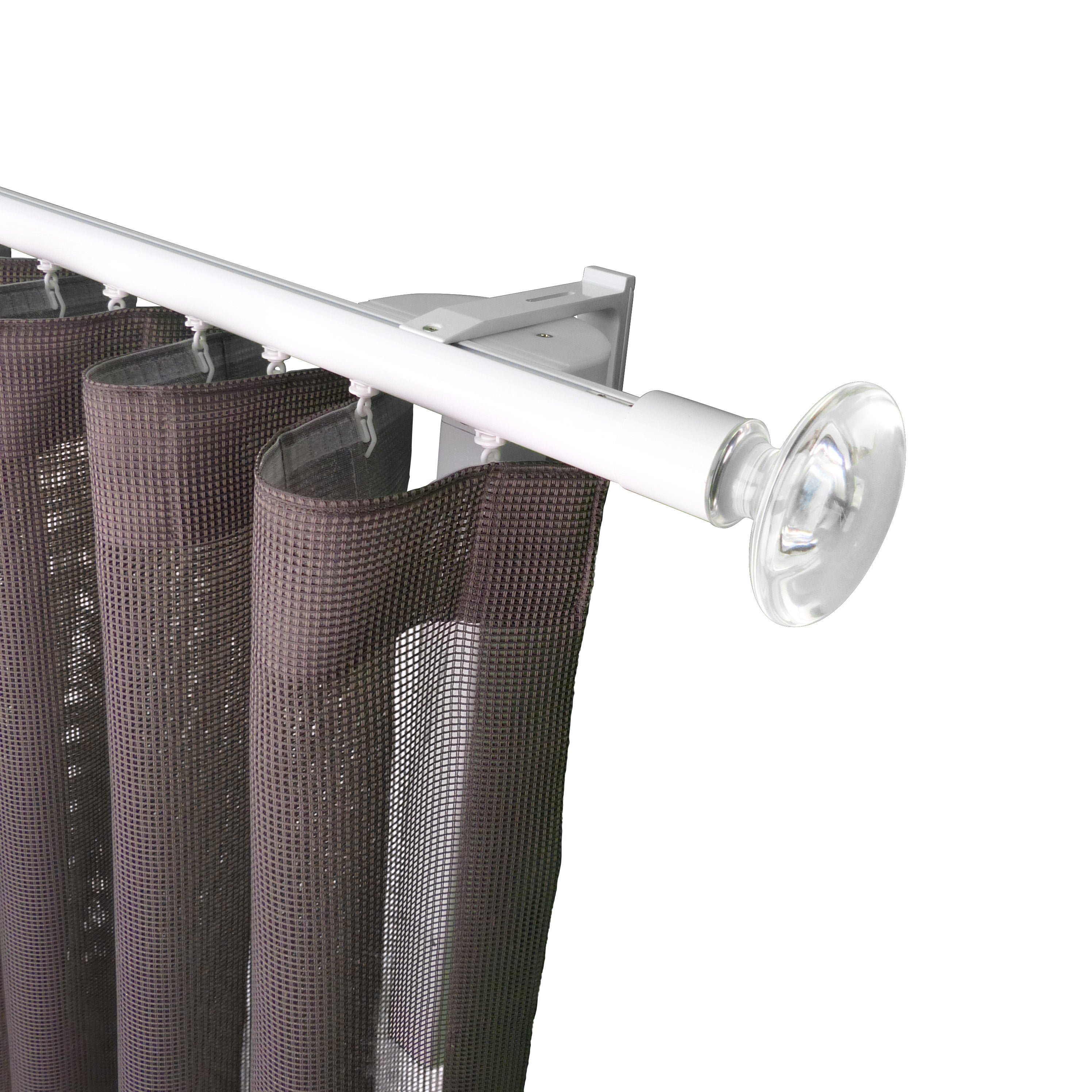 寇沃拉 Kouvola MT35 中期世紀現代系列電動窗簾軌道窗紗組 單層 白色