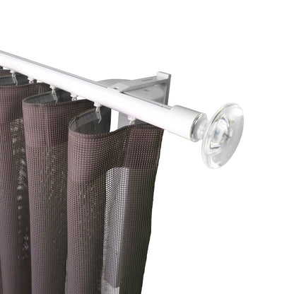 寇沃拉 Kouvola MT35 中期世紀現代系列電動窗簾軌道窗紗組 單層 白色