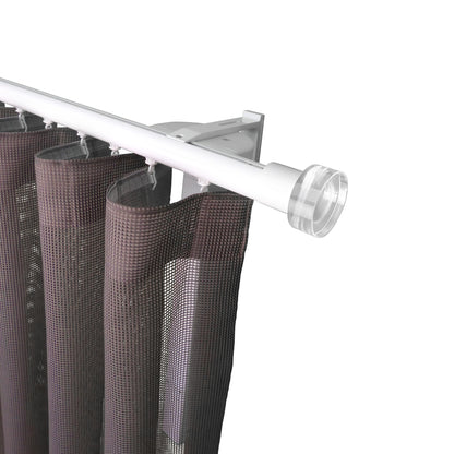 寇沃拉 Kouvola MT35 中期世紀現代系列電動窗簾軌道窗紗組 單層 白色