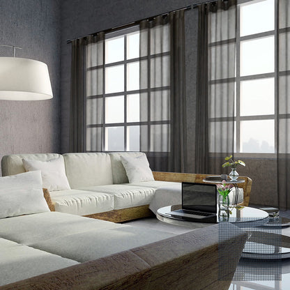 諾奧 Now MT35 現代簡約系列電動窗簾軌道 單層 黑色