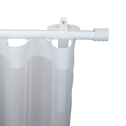 諾奧 Now HD35 現代簡約系列手動窗簾軌道 單層 白色