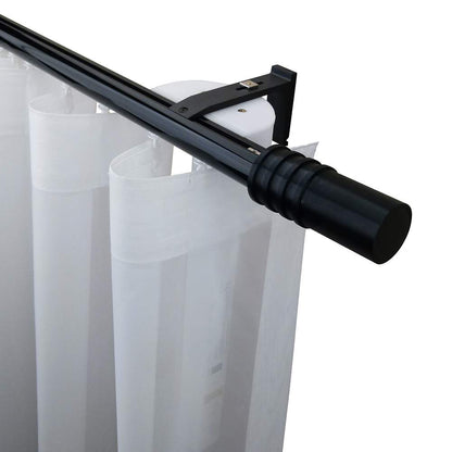 諾奧 Now HD35 現代簡約系列手動窗簾軌道 單層 黑色