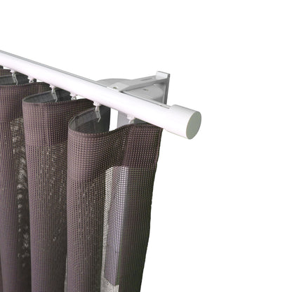 寇沃拉 Kouvola MT35 中期世紀現代系列電動窗簾軌道窗紗組 單層 白色