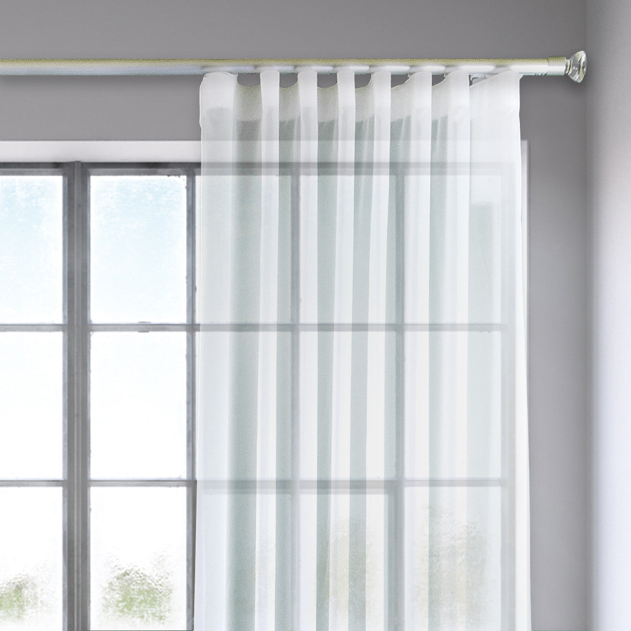 奧斯陸 Oslo MT35 都會奢華系列電動窗簾軌道 單層 鋁本色