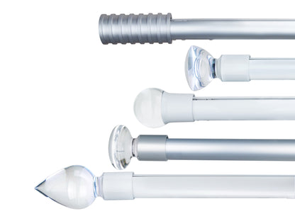 奧斯陸 Oslo HD35 都會奢華系列手動窗簾軌道 雙層 白色