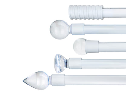 奧斯陸 Oslo HD35 都會奢華系列手動窗簾軌道 單層 白色