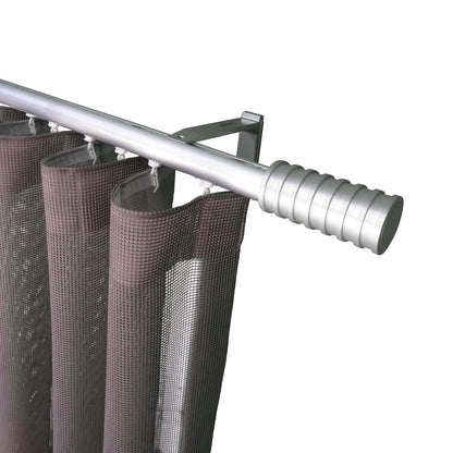 奧斯陸 Oslo HD35 都會奢華系列手動窗簾軌道 單層 鋁本色