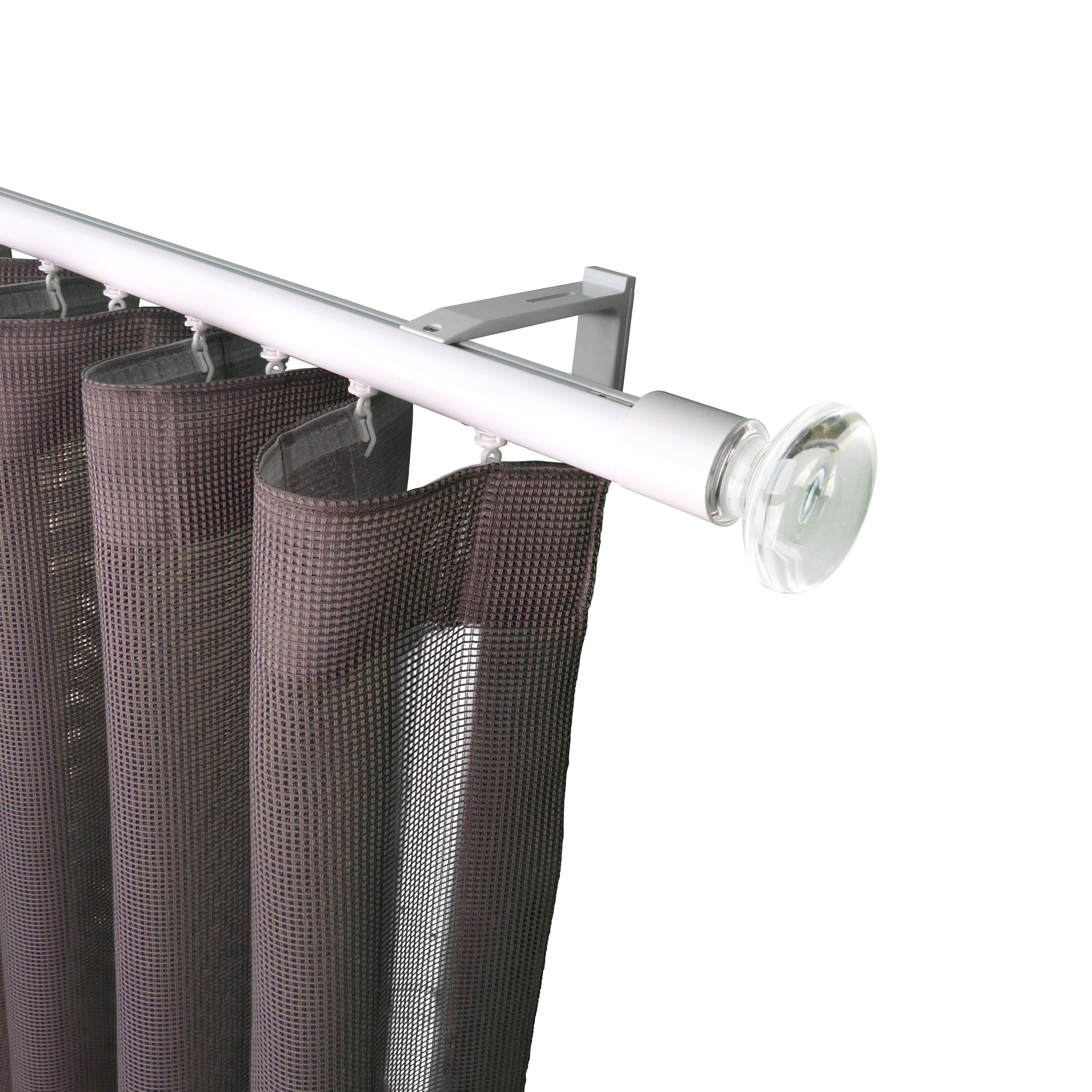 奧斯陸 Oslo HD35 都會奢華系列手動窗簾軌道 雙層 白色