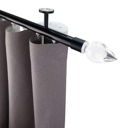 奧斯陸 Oslo MT35 都會奢華系列電動窗簾軌道 單層 黑色