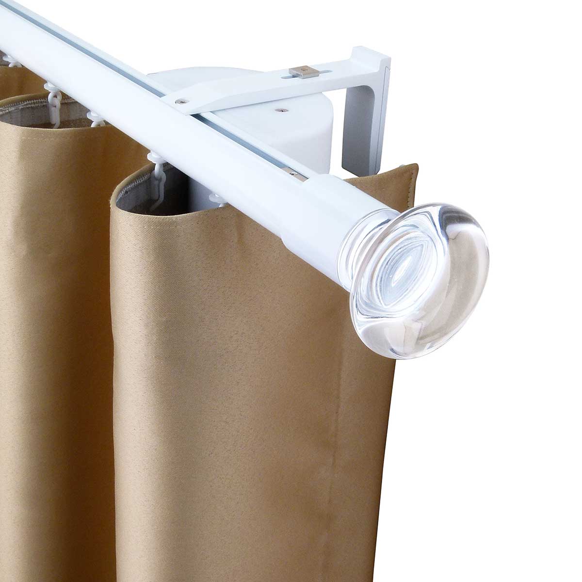 奧斯陸 Oslo MT35 都會奢華系列電動窗簾軌道 單層 白色