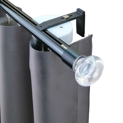 奧斯陸 Oslo MT35 都會奢華系列電動窗簾軌道 單層 黑色