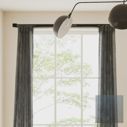 諾奧 Now MT35 現代簡約系列電動窗簾軌道 雙層 黑色