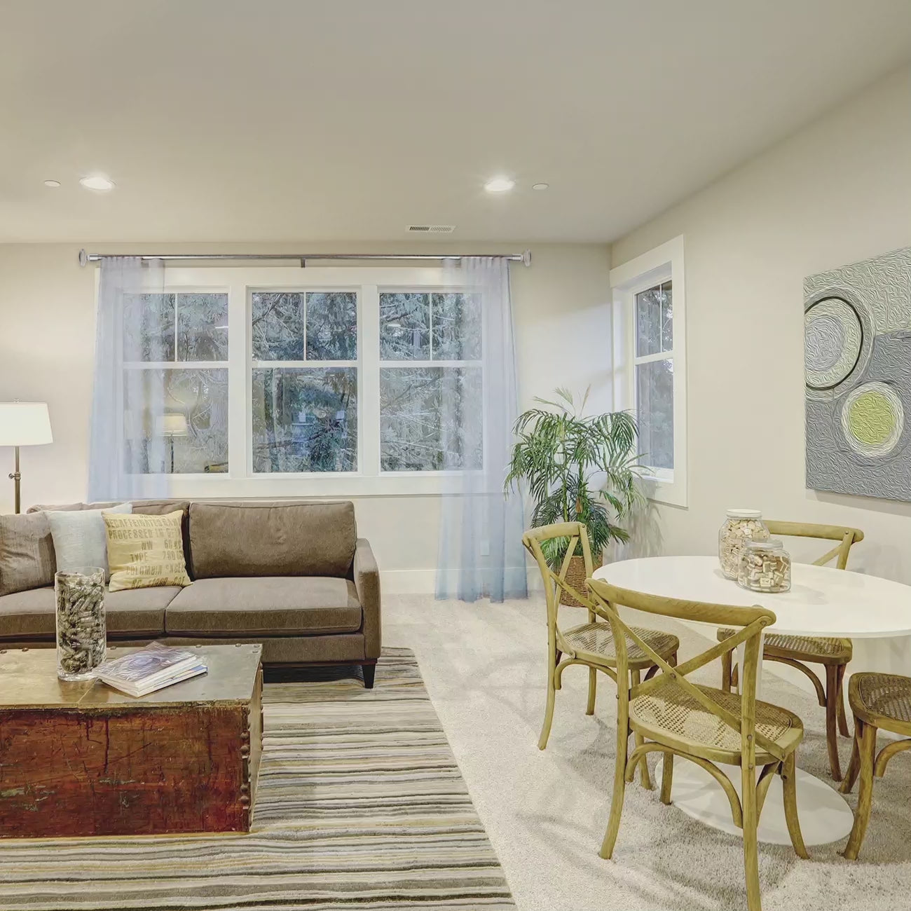 載入影片： 寇沃拉 Kouvola MT35 中期世紀現代系列電動窗簾軌道 雙層 鋁本色