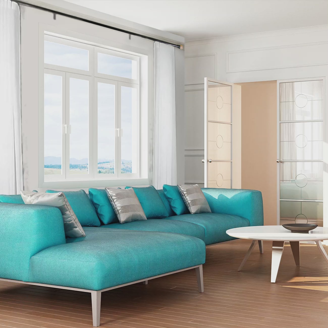 載入影片： 寇沃拉 Kouvola MT35 中期世紀現代系列電動窗簾軌道 單層 黑色