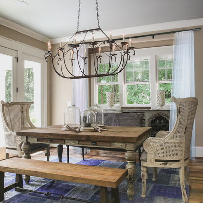 寇沃拉 Kouvola MT35 中期世紀現代系列電動窗簾軌道 雙層 黑色