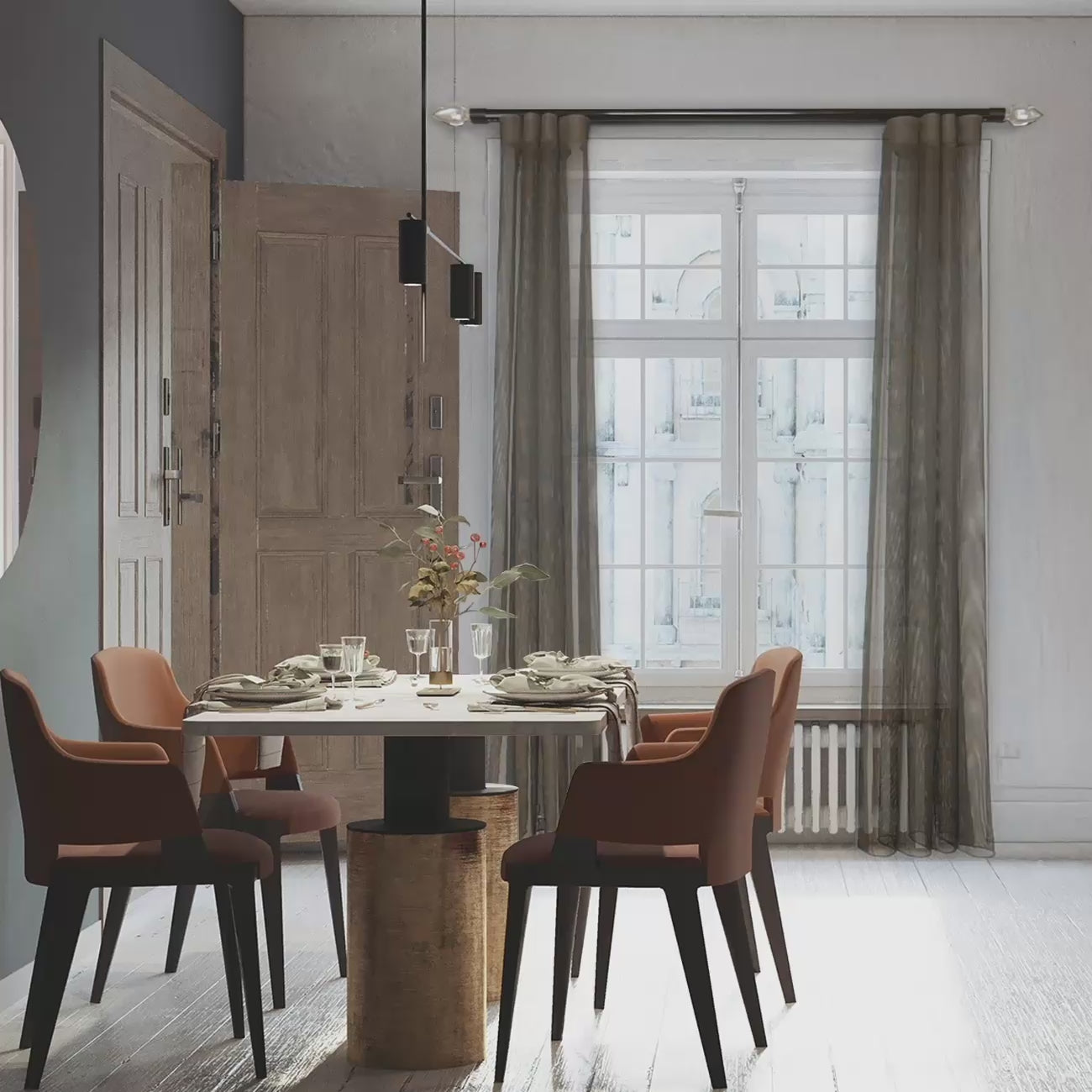 載入影片： 奧斯陸 Oslo MT35 都會奢華系列電動窗簾軌道窗紗組 單層 鋁本色